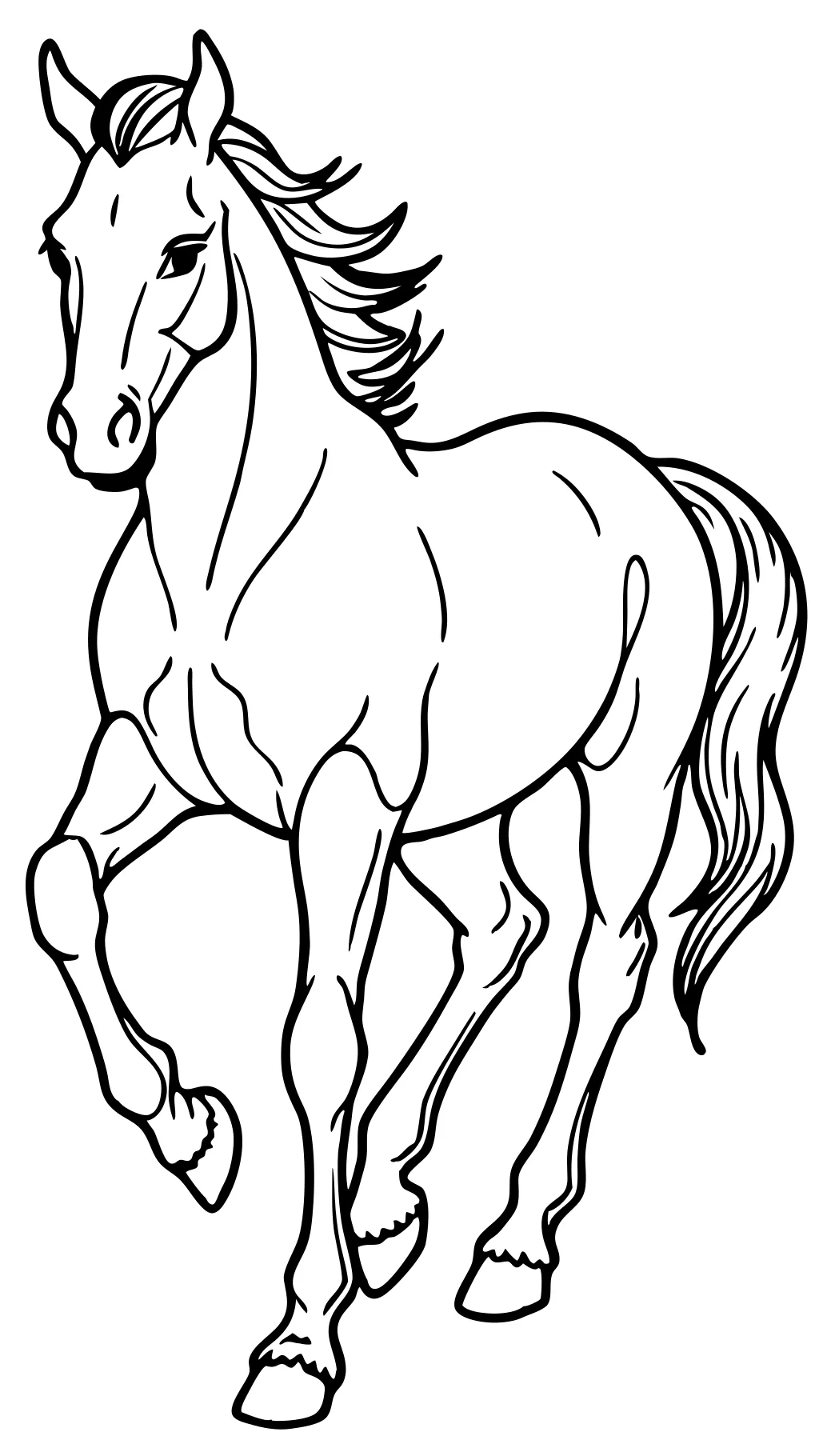 coloriages imprimables chevaux